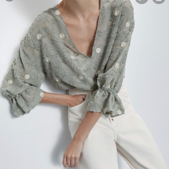 Zara Blouse | NWOT | Size small - Picture 2 of 6